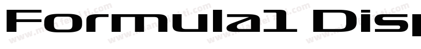 Formula1 Display Bold Bold字体转换